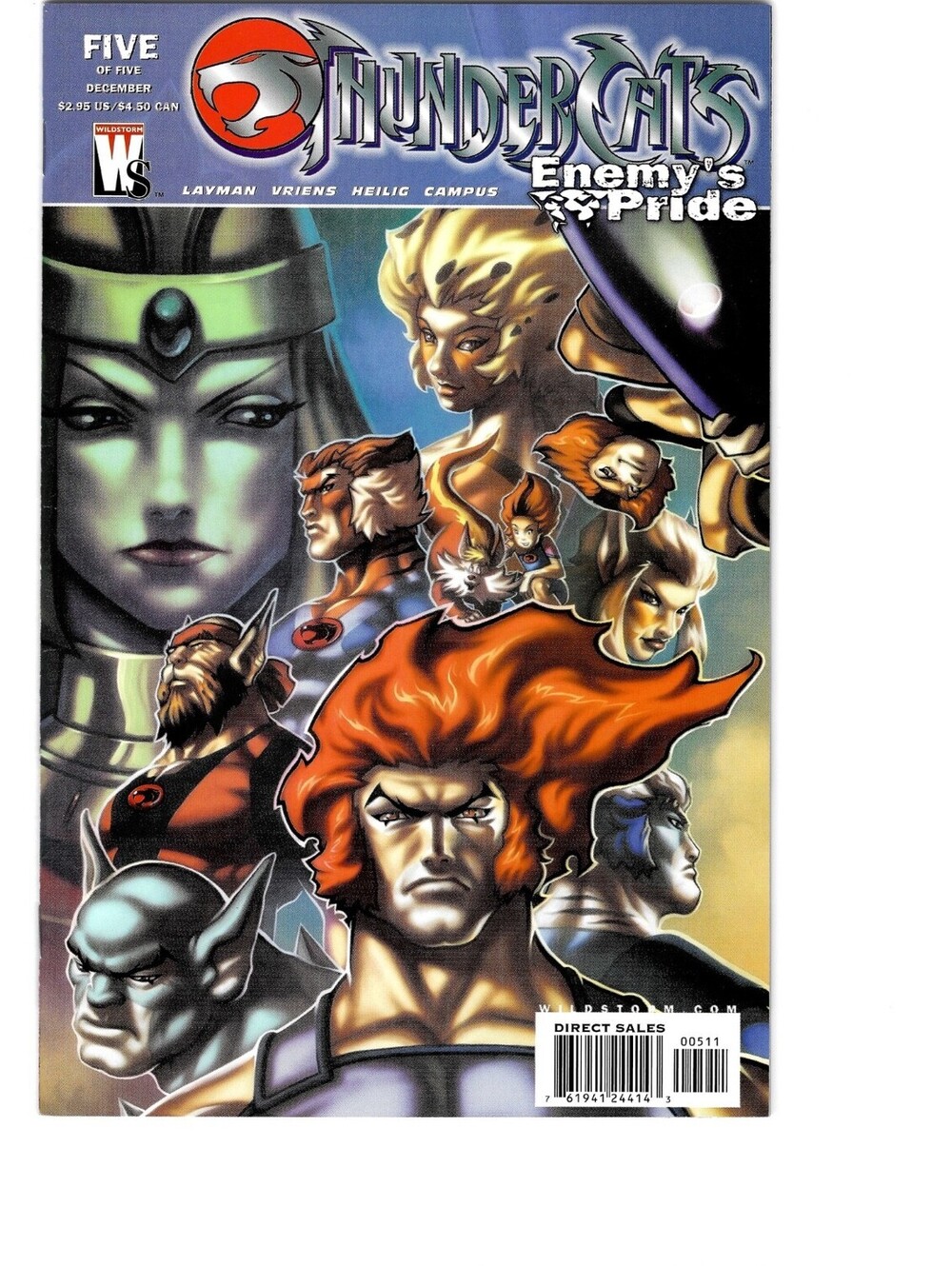 ThunderCats Enemy's Pride #5 2004 WildStorm Productions - Mint